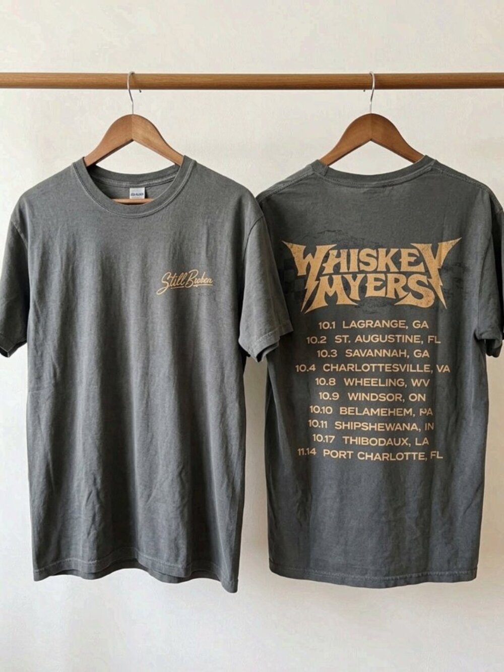 Whiskey Myers T Shirt Still Rollin Tour 2026 Concert Reprint